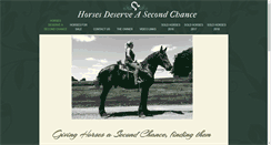 Desktop Screenshot of horsesdeserveasecondchance.com