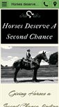 Mobile Screenshot of horsesdeserveasecondchance.com